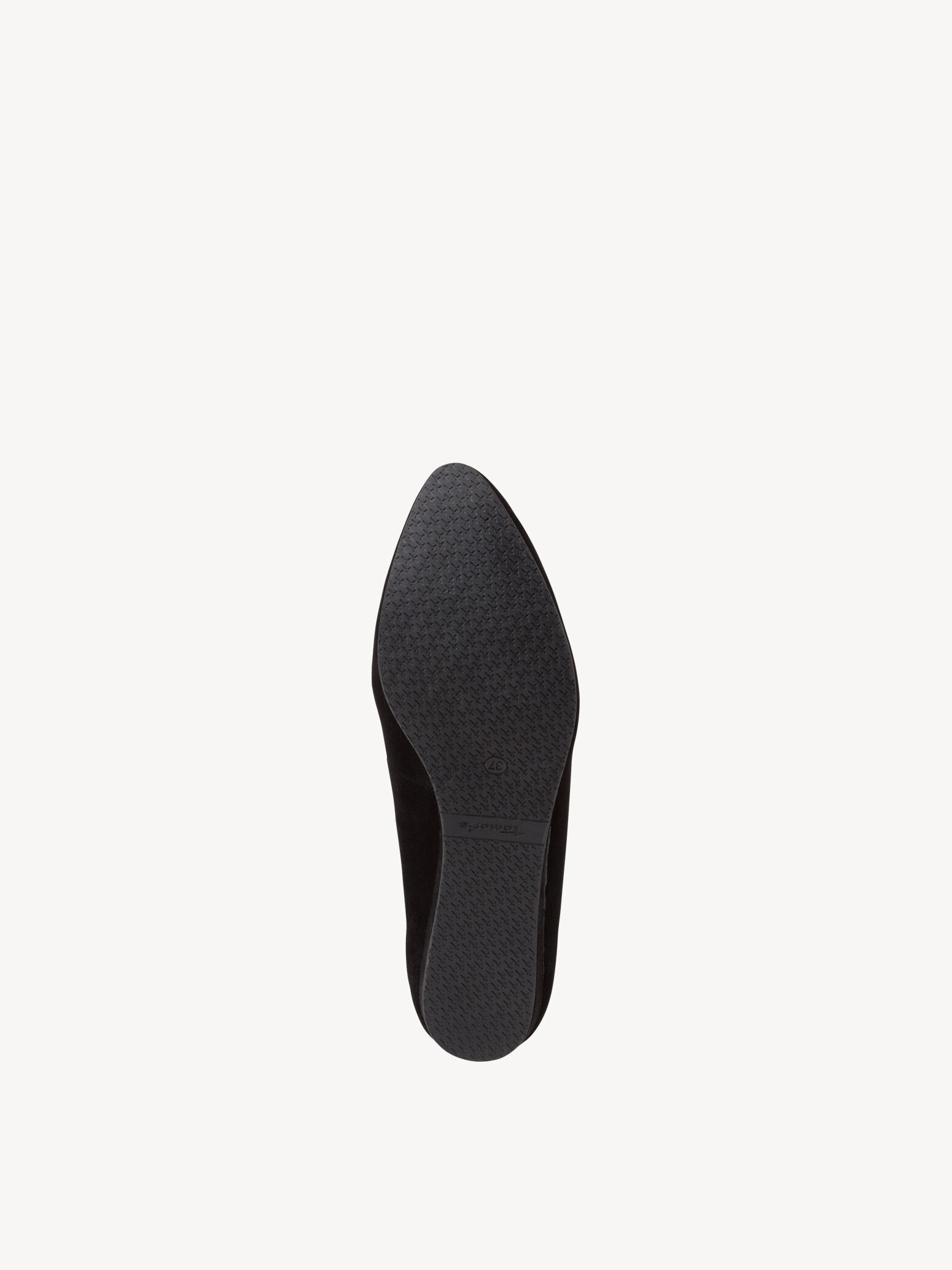 Ballerine en cuir - noir