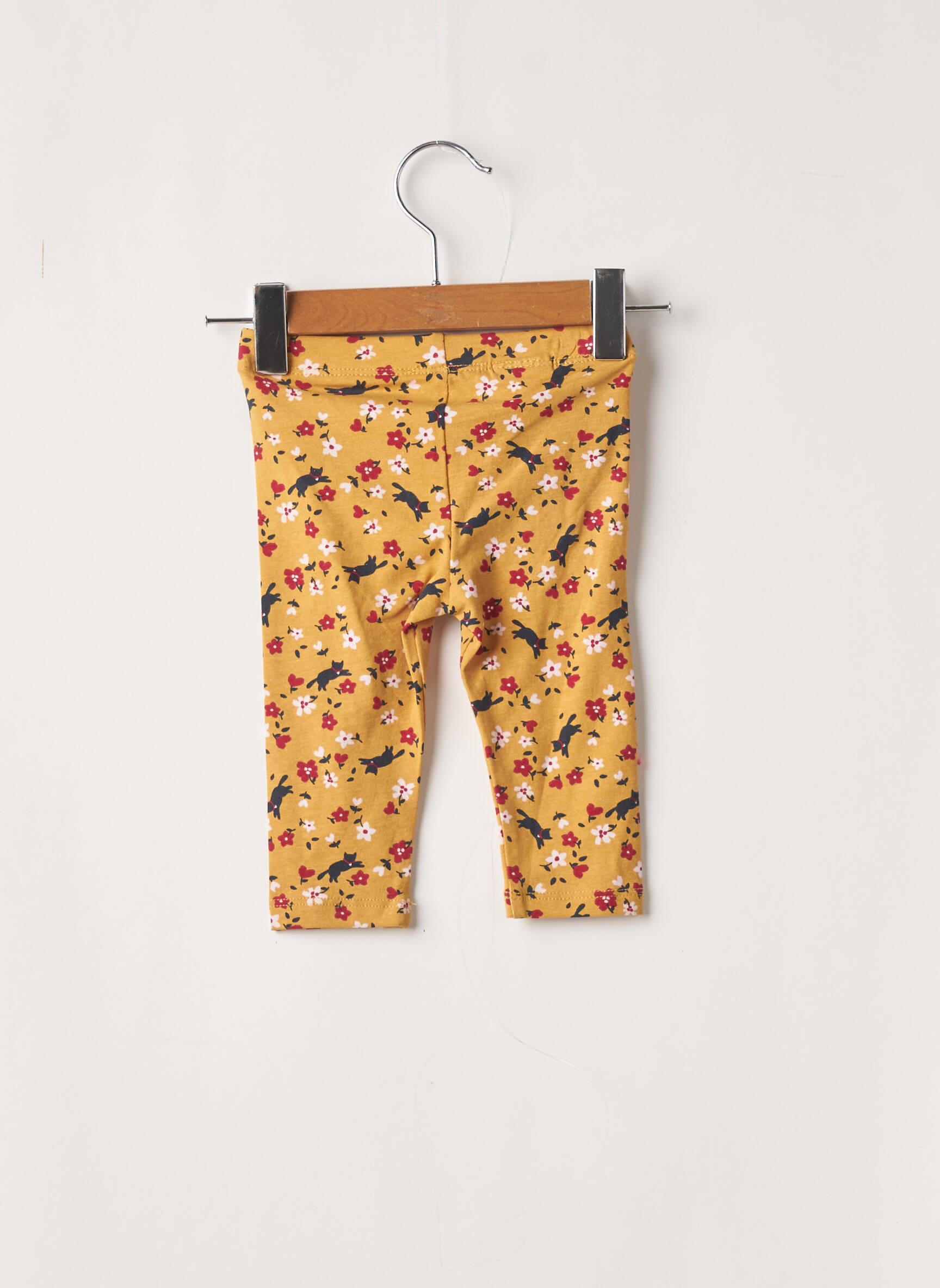 Du Pareil Au Meme Leggings Fille couleur jaune