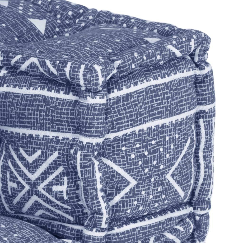 Klappmatratze 297477, möbelando, 69 cm hoch, (LxBxH: 70x70x69 cm), aus Baumwolle in Indigo