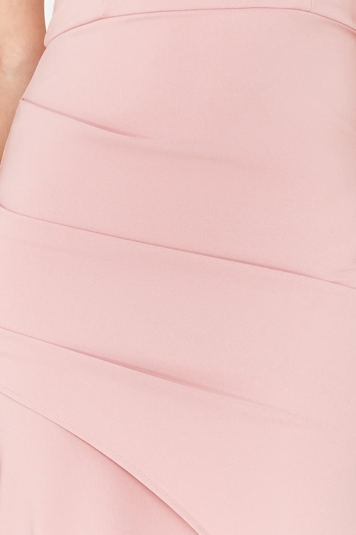 Trendyol Collection  Langes Abendkleid aus gewebten getrockneten Rosen TPRSS24AE00144