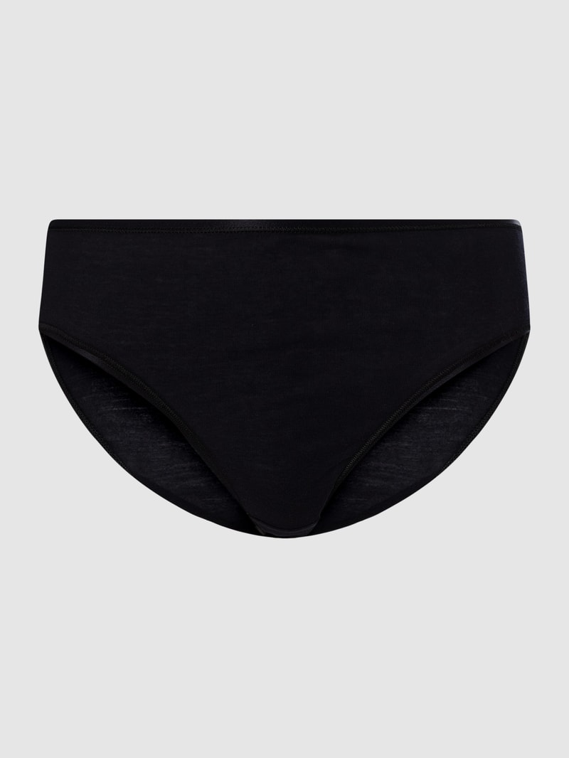 Slip aus Baumwolle - nahtlos Modell Cotton Seamless in schwarz