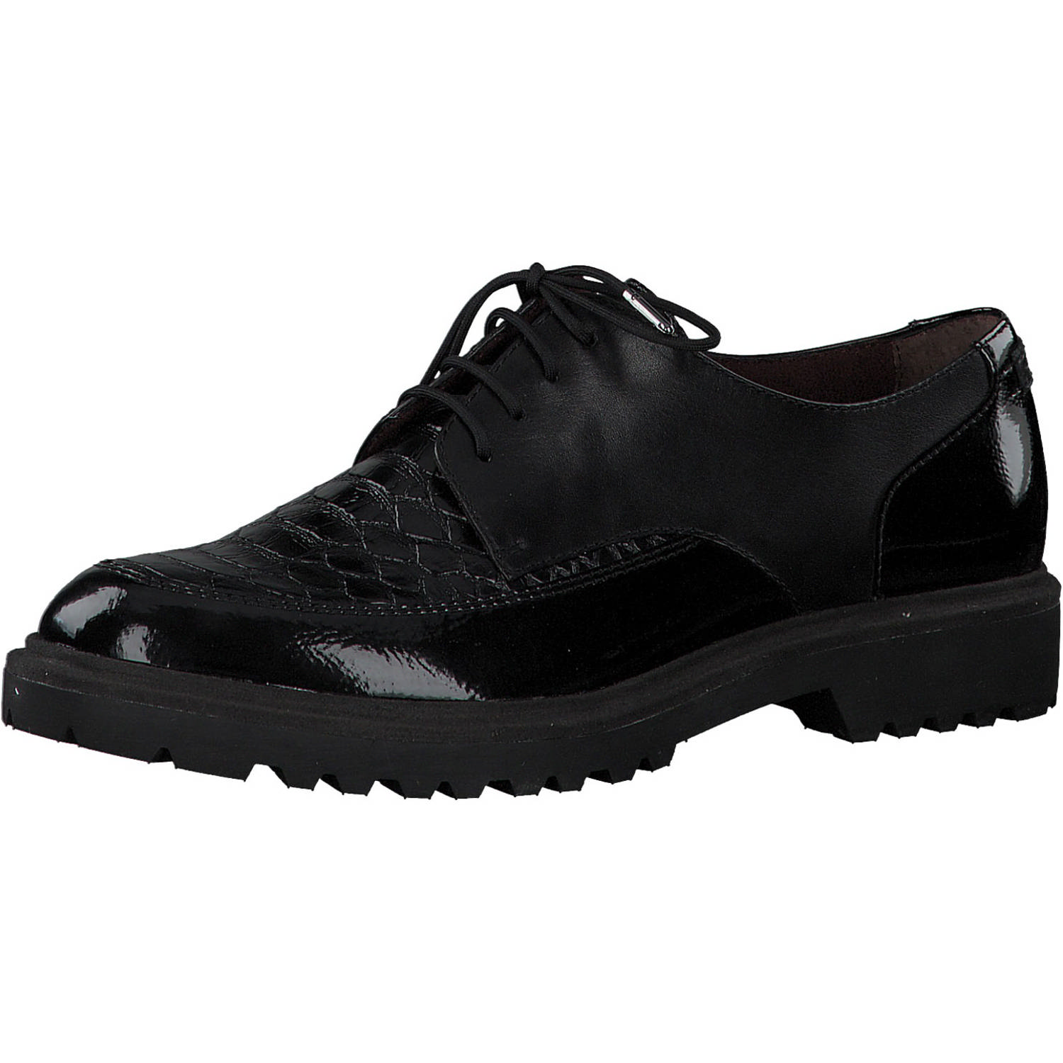 Tamaris 23721, Schnürschuhe, Damen, schwarz