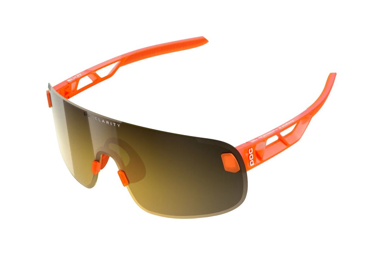 POC Elicit - Fluorescent Orange Translucent/Violet/Gold Mirror