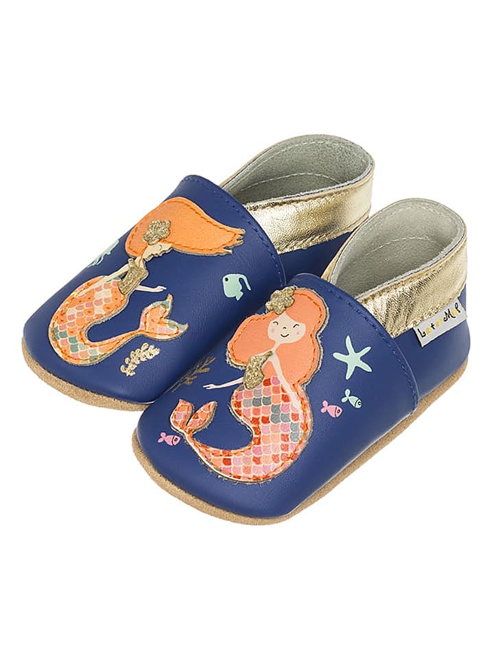 Lait et Miel Leder-Krabbelschuhe 