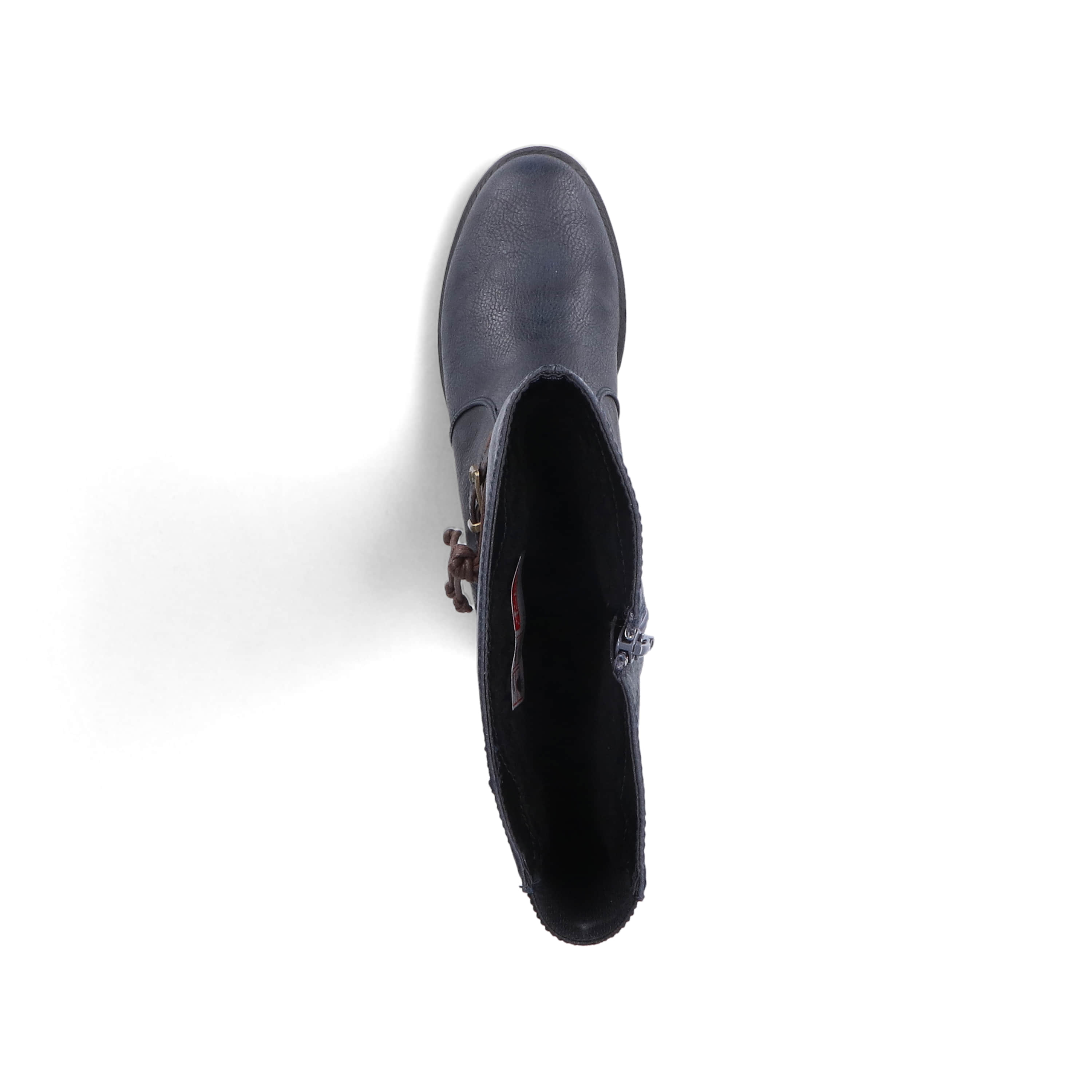 Rieker Damen Hochschaftstiefel graublau