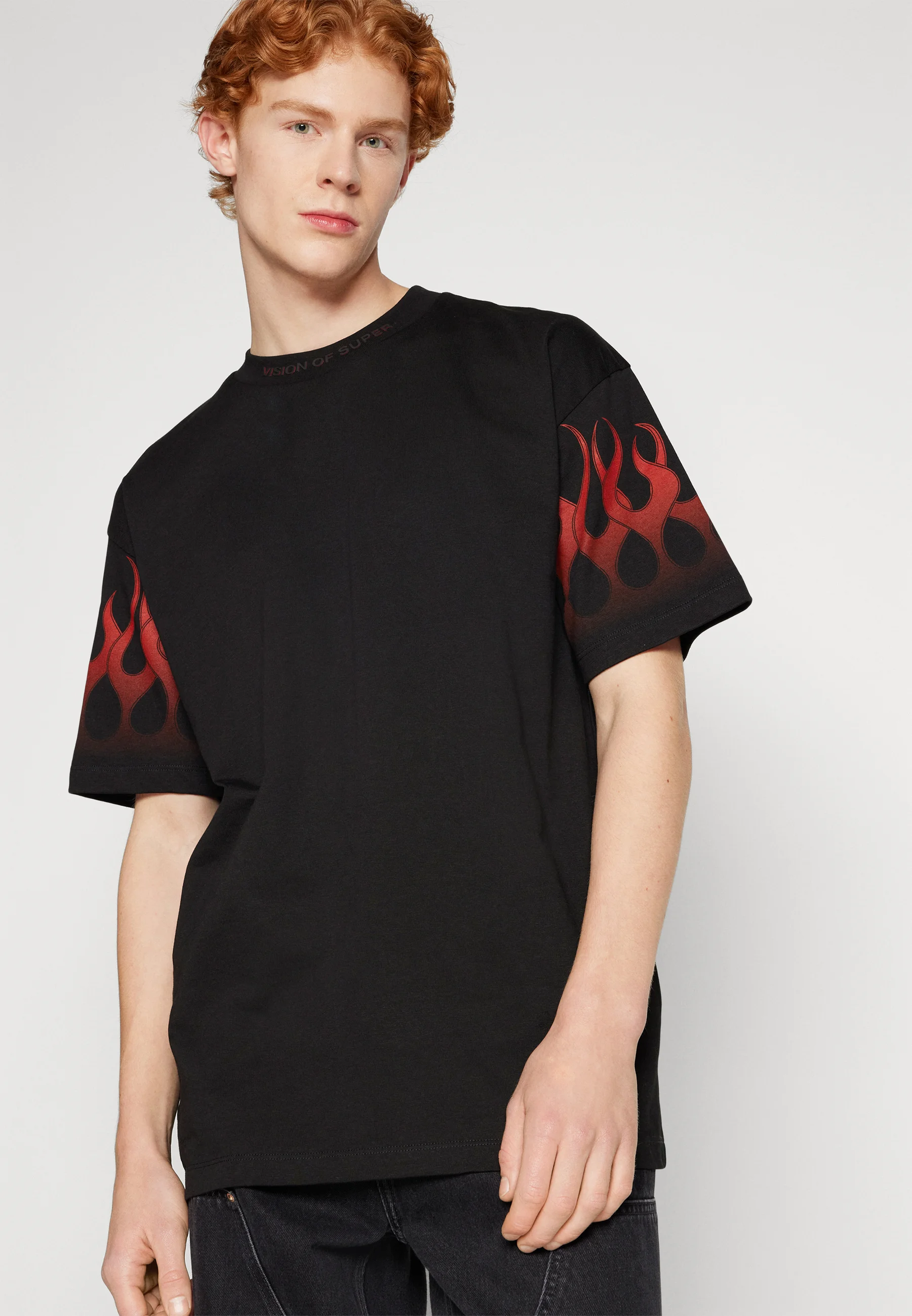 Visión de Super RACING FLAMES - Camiseta con estampado