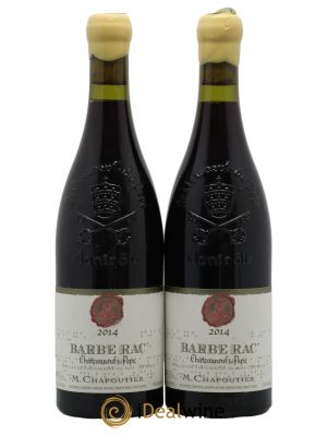 Châteauneuf-du-Pape Barbe Rac Chapoutier  2014 - Lot de 2 Bouteilles
