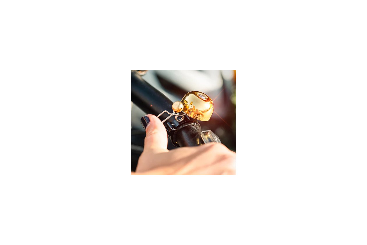 Lezyne Fahrradklingel Classic Brass mit Schelle