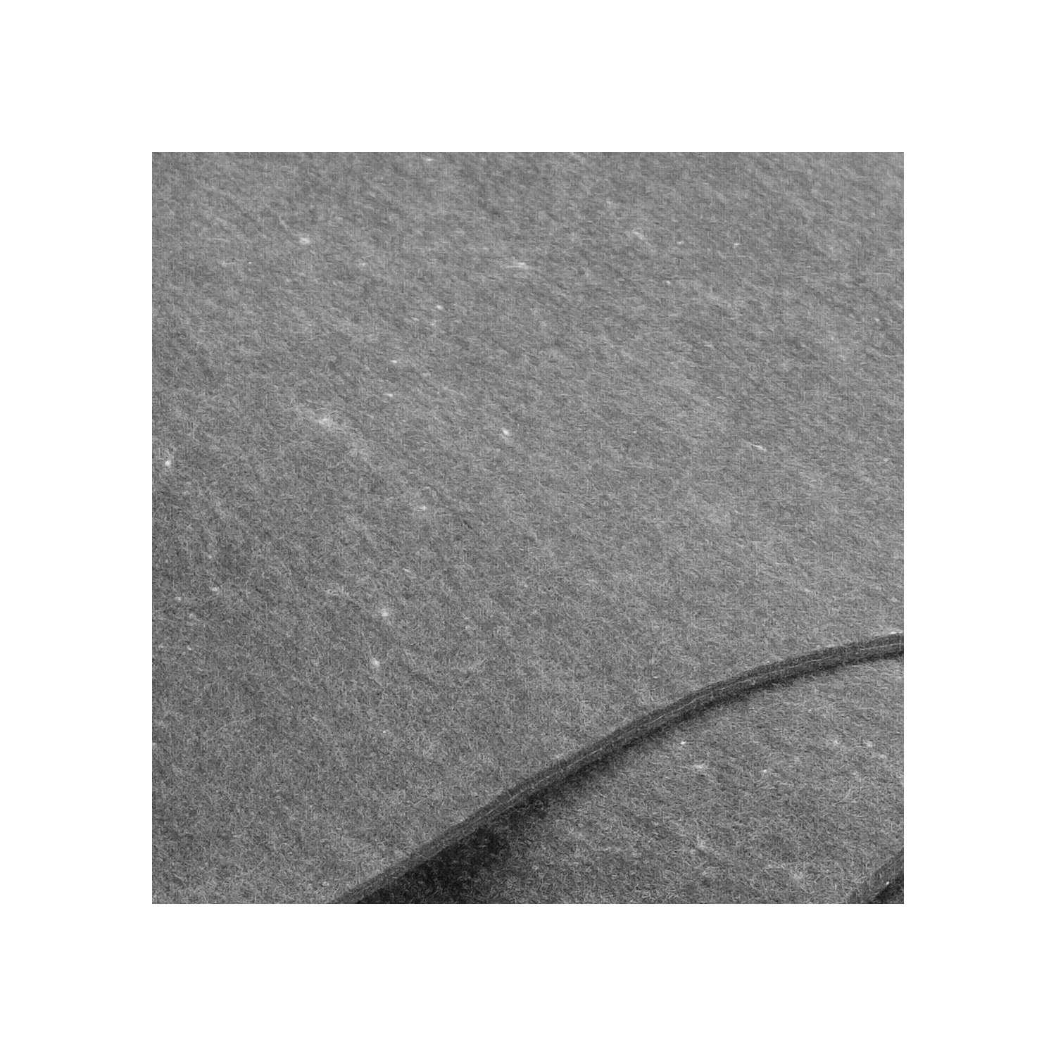 Textilfilz, Stärke 4 mm, grau-melange