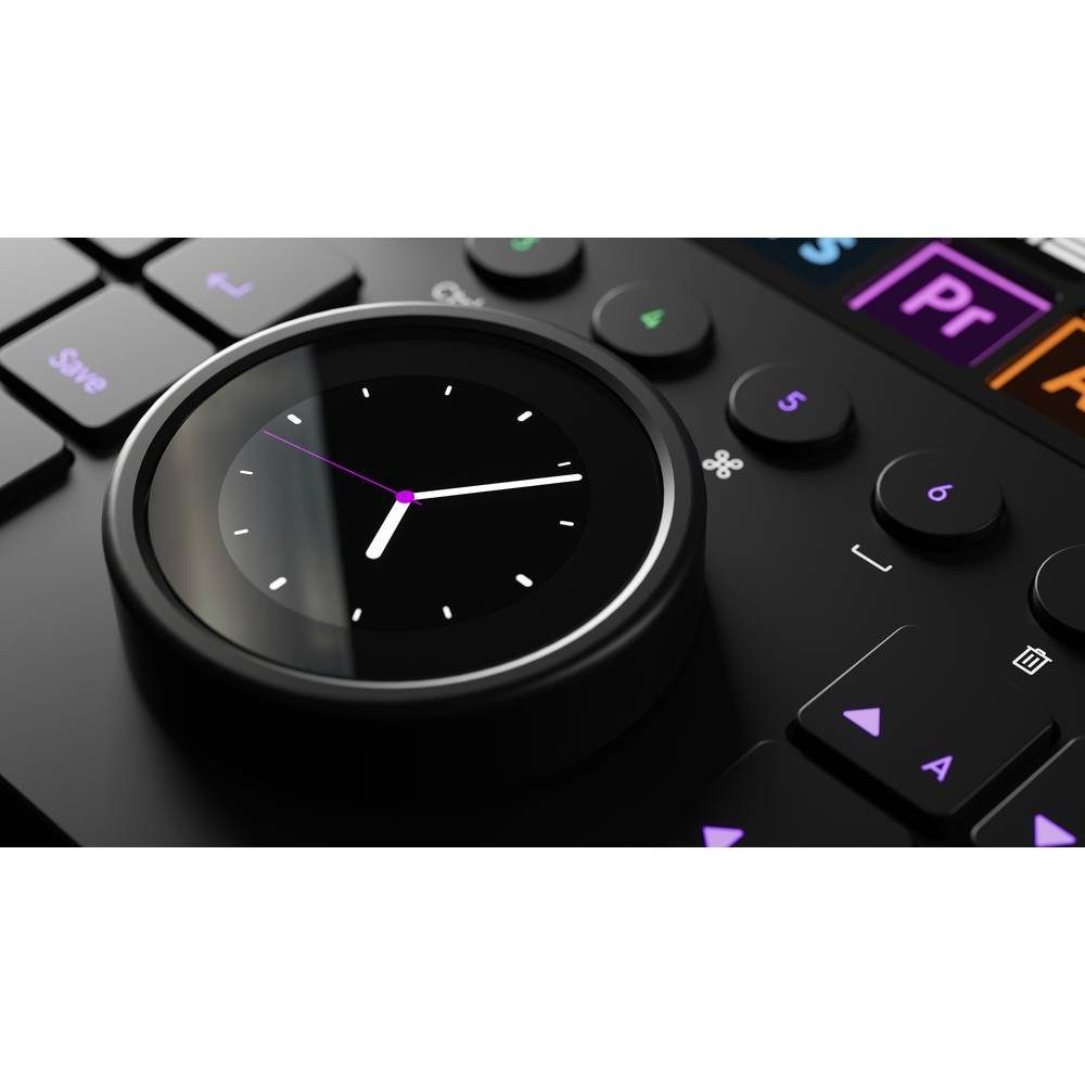 Loupedeck Foto- und Videobearbeitungskonsole CT Tastatur (Beleuchtet, LCD Tasten, Hotkey Funktion, Vollständig anpassbar)