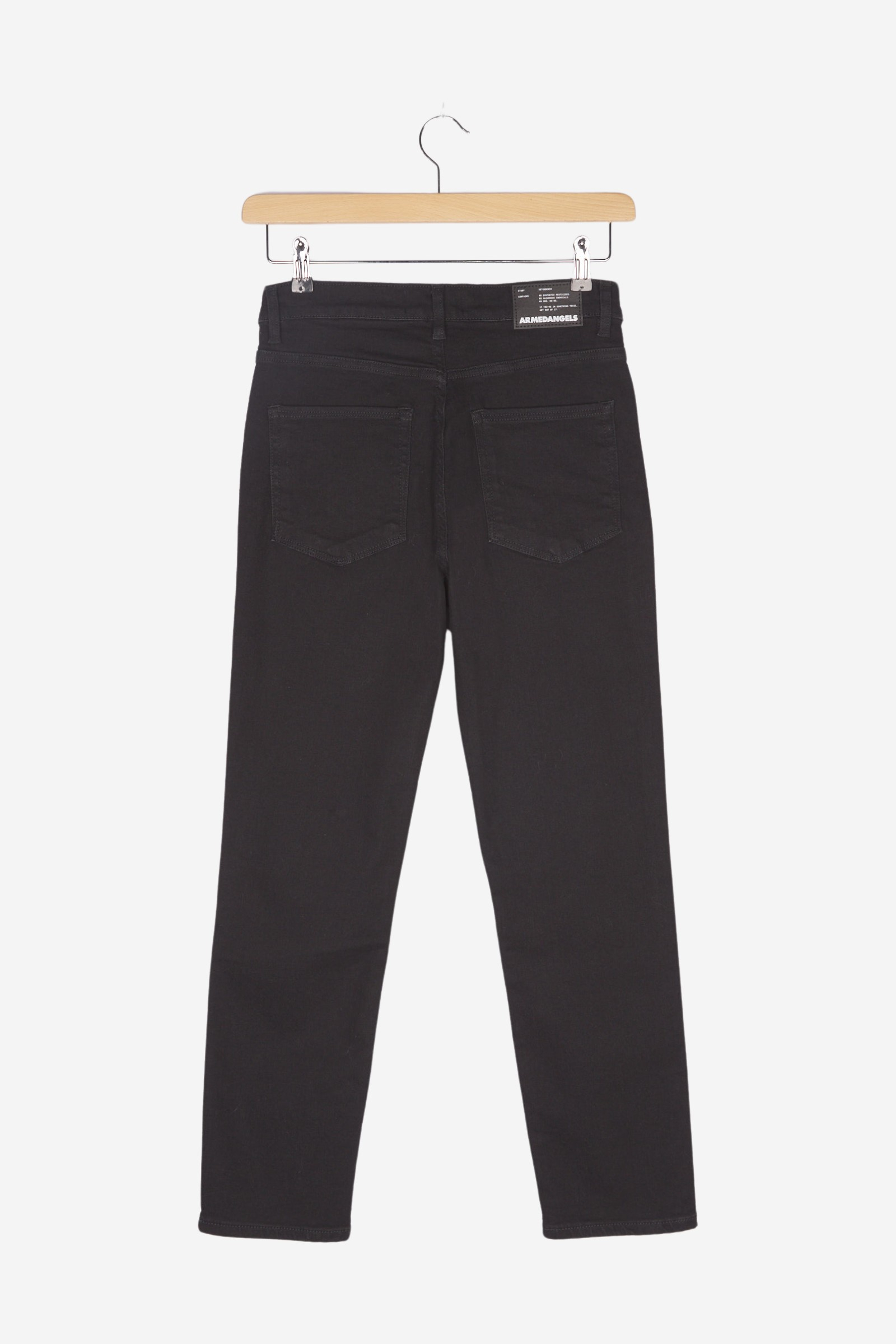 Straight Leg High Waist aus Bio-Baumwoll Mix