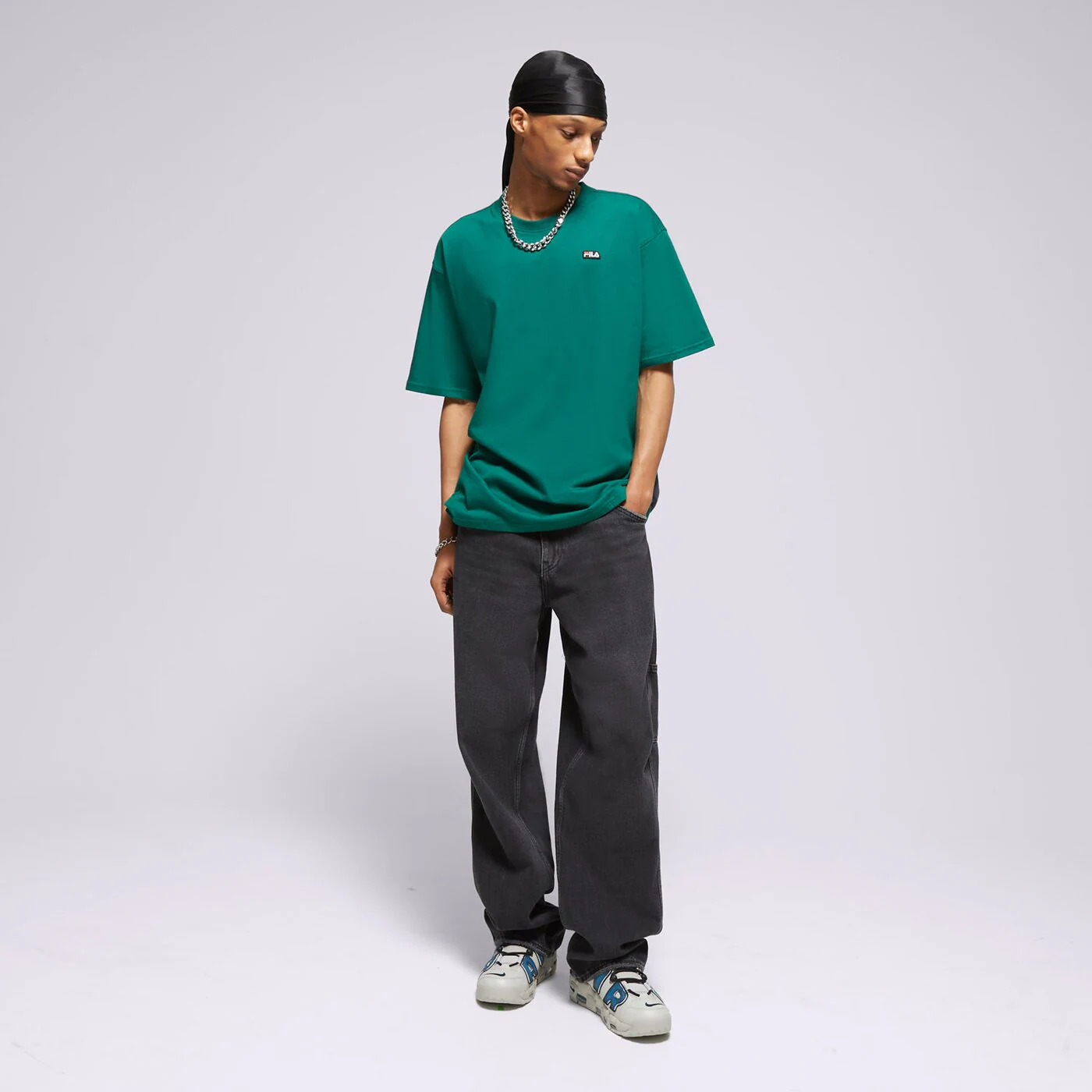 FILA T-SHIRT BADGE LOGO TEE Grün
