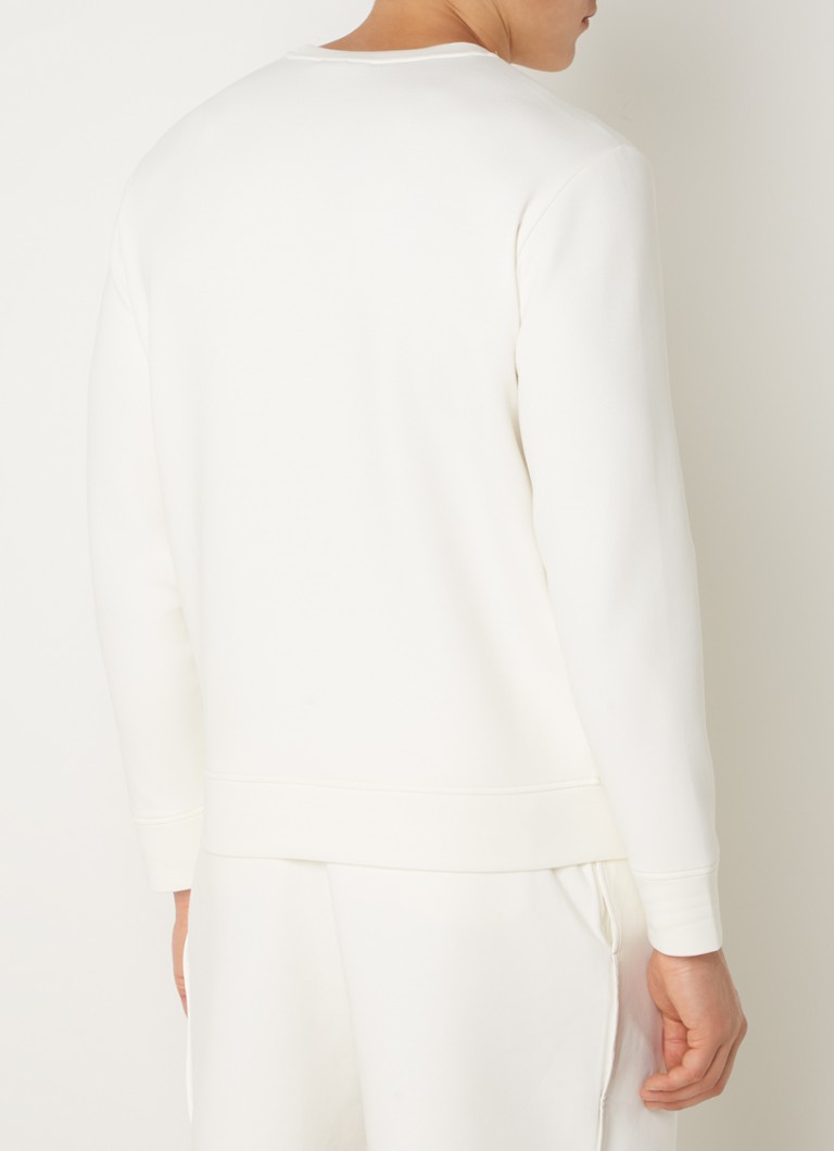 Pulover Emporio Armani cu logo brodat