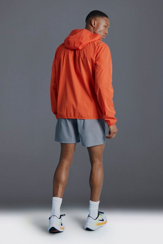 Man Active Windbreaker mit Print