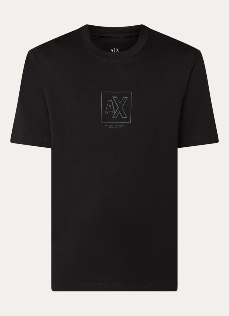 Tricou Armani Exchange cu logo imprimat