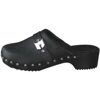 Leone Clogs in schwarz