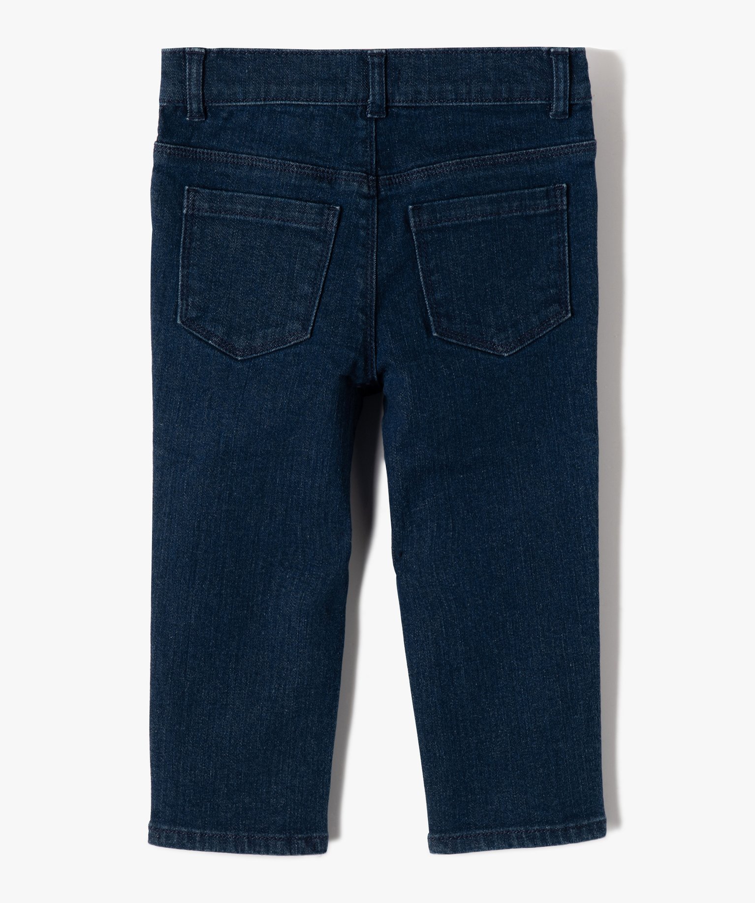 Pantacourt fille en jean coupe Slim brut | GEMO