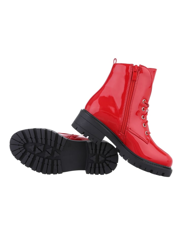 Ital-Design Stiefelette in Rot günstig kaufen
