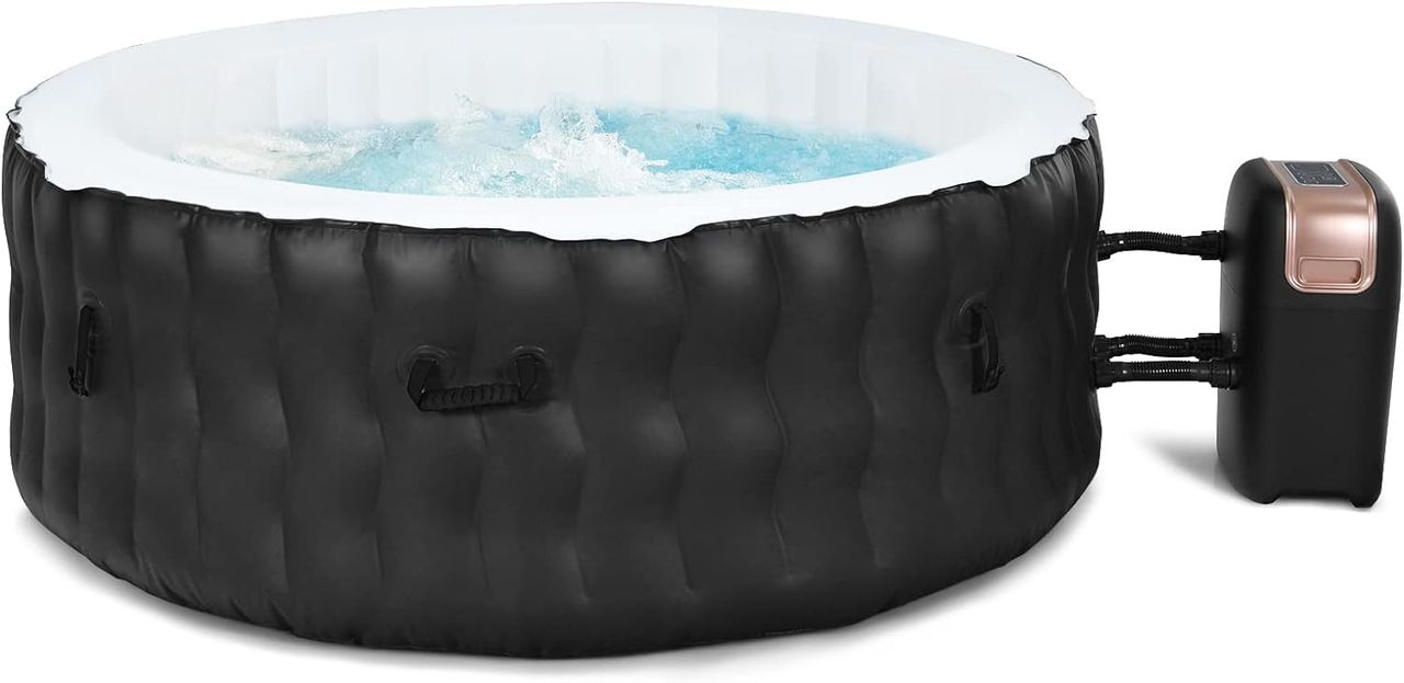 Costway Aufblasbarer Whirlpool Ø180cm | 4 Personen