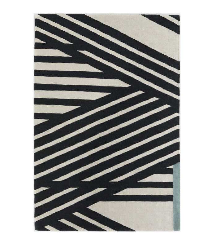 Tapis deco Kilim en laine STRIPES 110x160cm