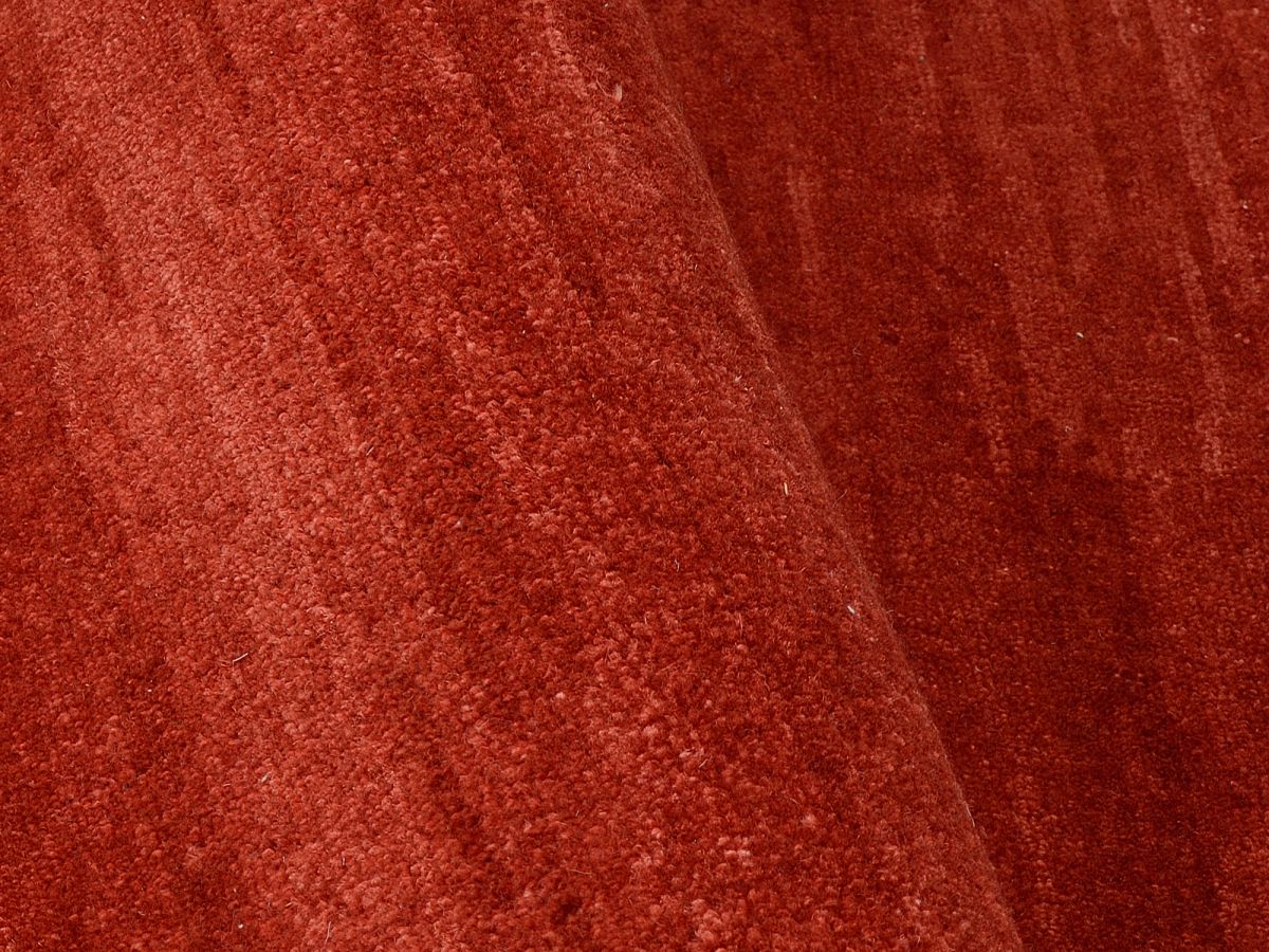 Teppich aus Nepal Himali Uni Dunkelrot 200 x 250 cm