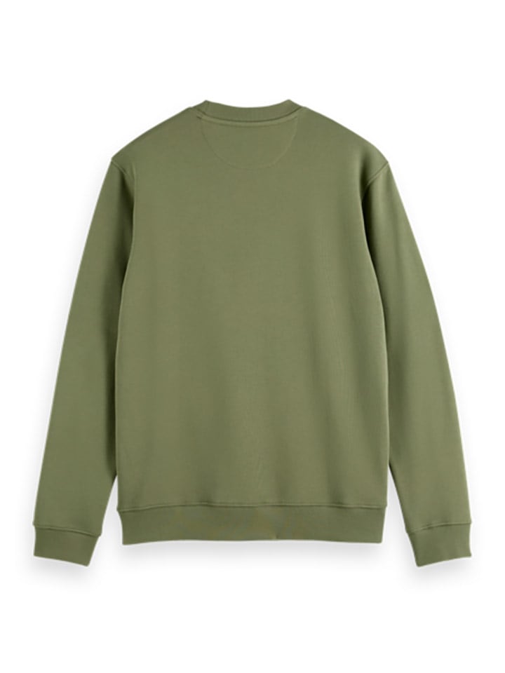 Scotch & Soda Sweatshirt in Oliv günstig kaufen
