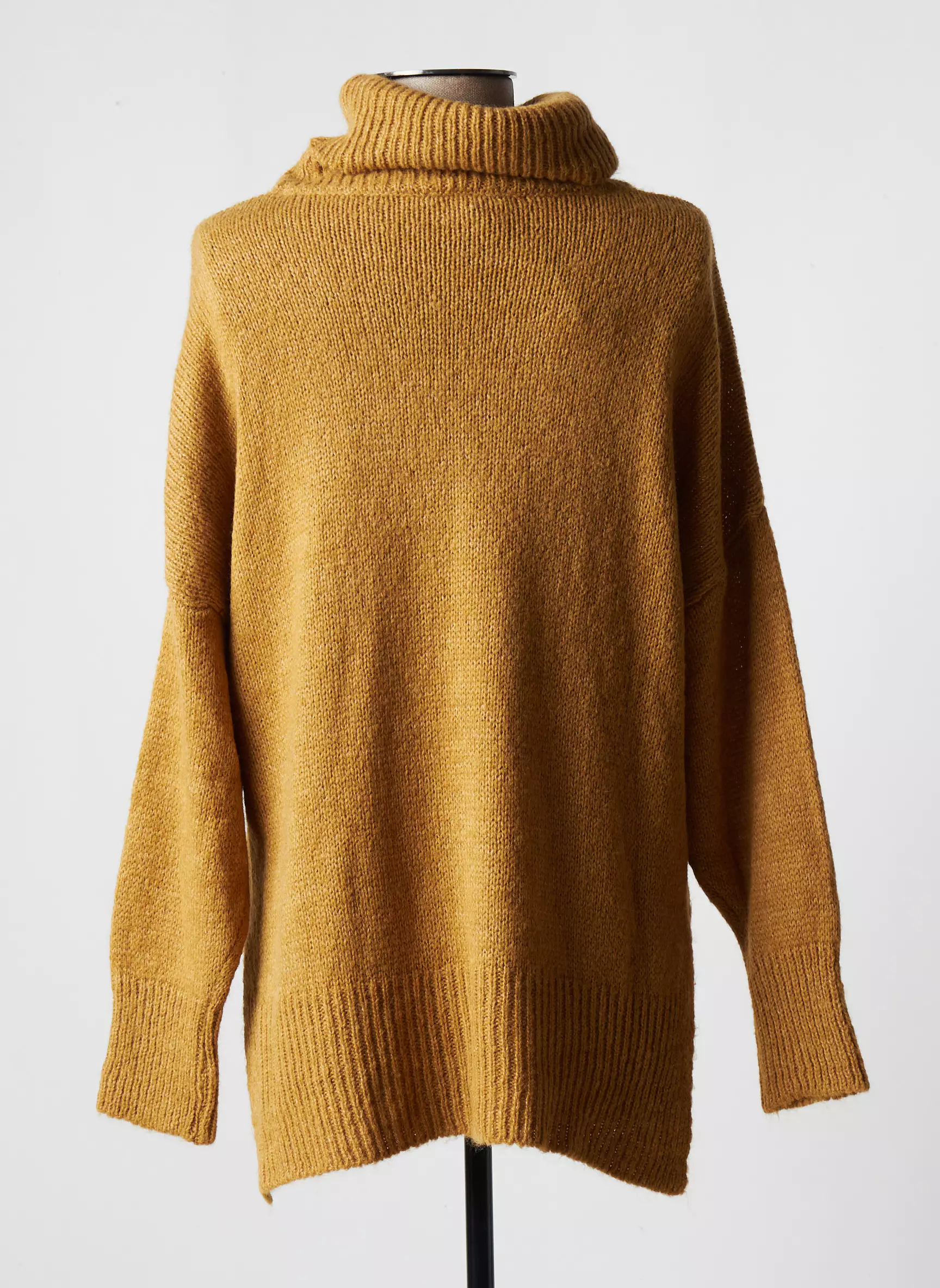 Lola Espeleta Cols Roules Femme couleur beige