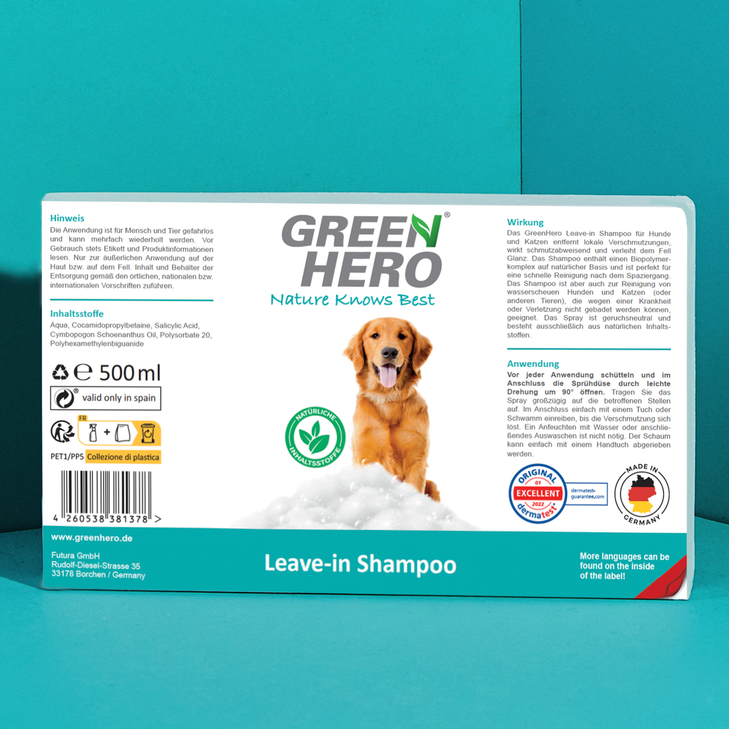 Greenhero Fellpflege Greenhero Trockenshampoo