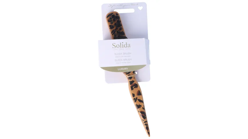 Solida Birke Sleek Brush Leo Print