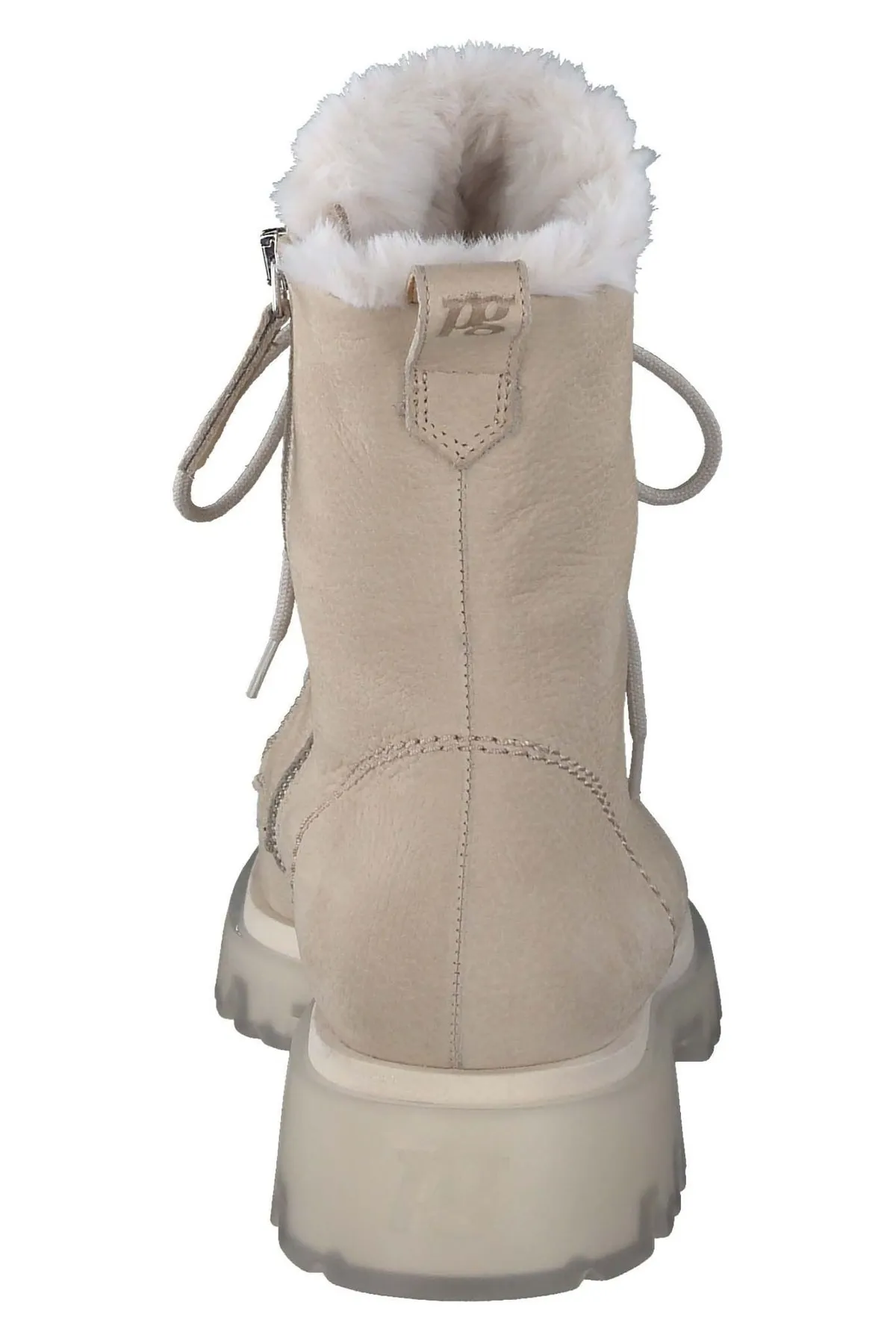Paul Green  Stiefelette - Beige - Blockabsatz