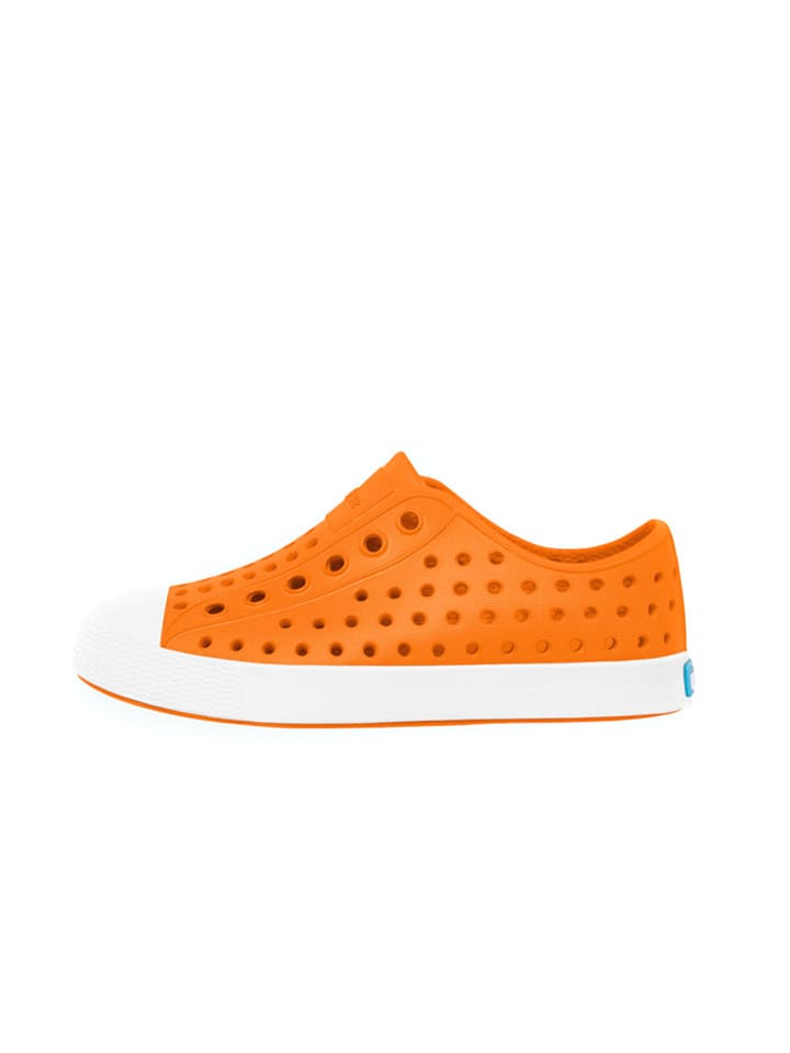 Native Slipper in Orange/ Weiß günstig kaufen