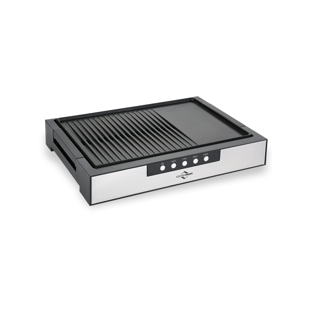 Tischgrill Style silberfarben/