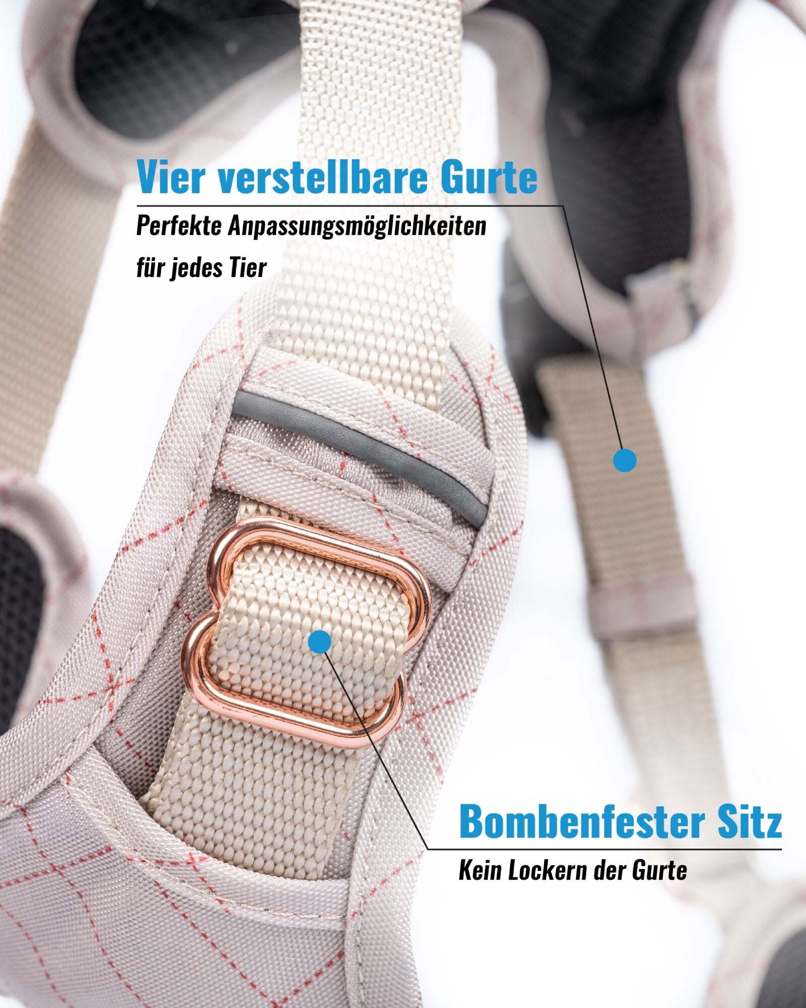 Freudentier Hundegeschirre Freudentier atmungsaktives Hundegeschirr S