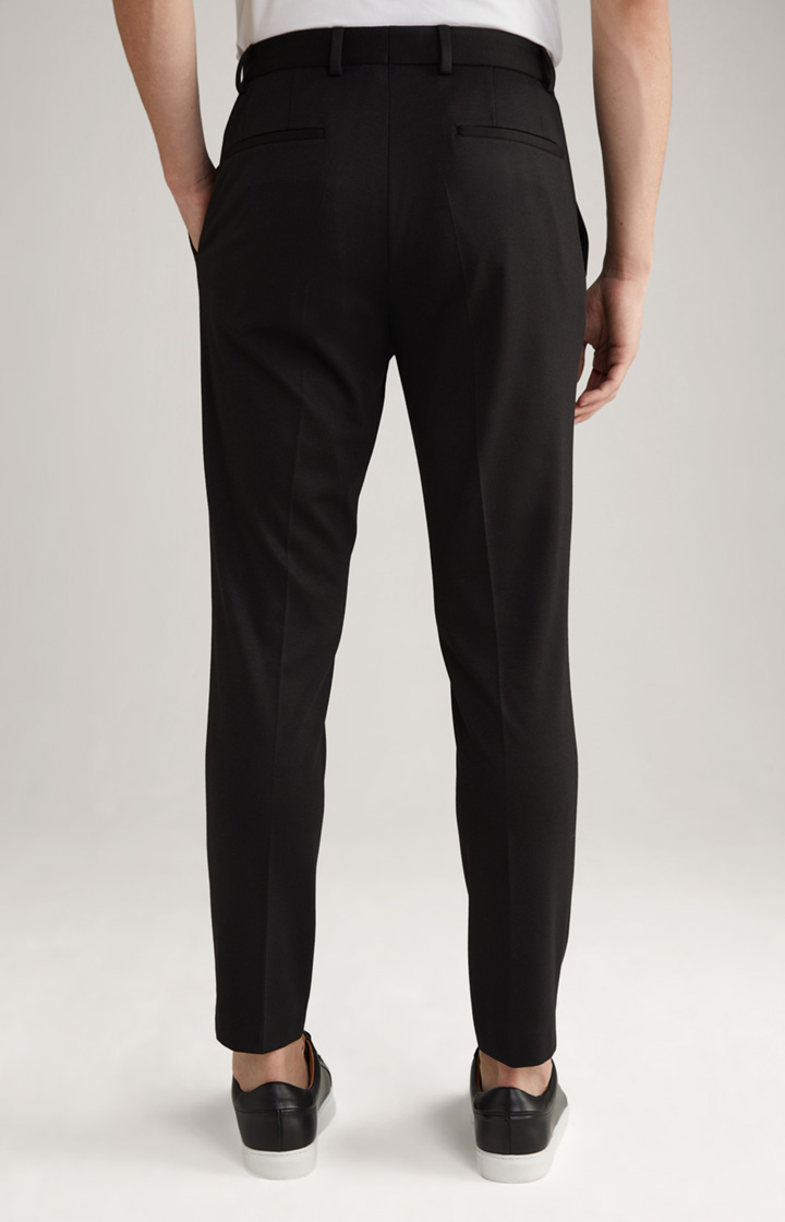 Jersey-Baukasten-Hose Bird in Schwarz