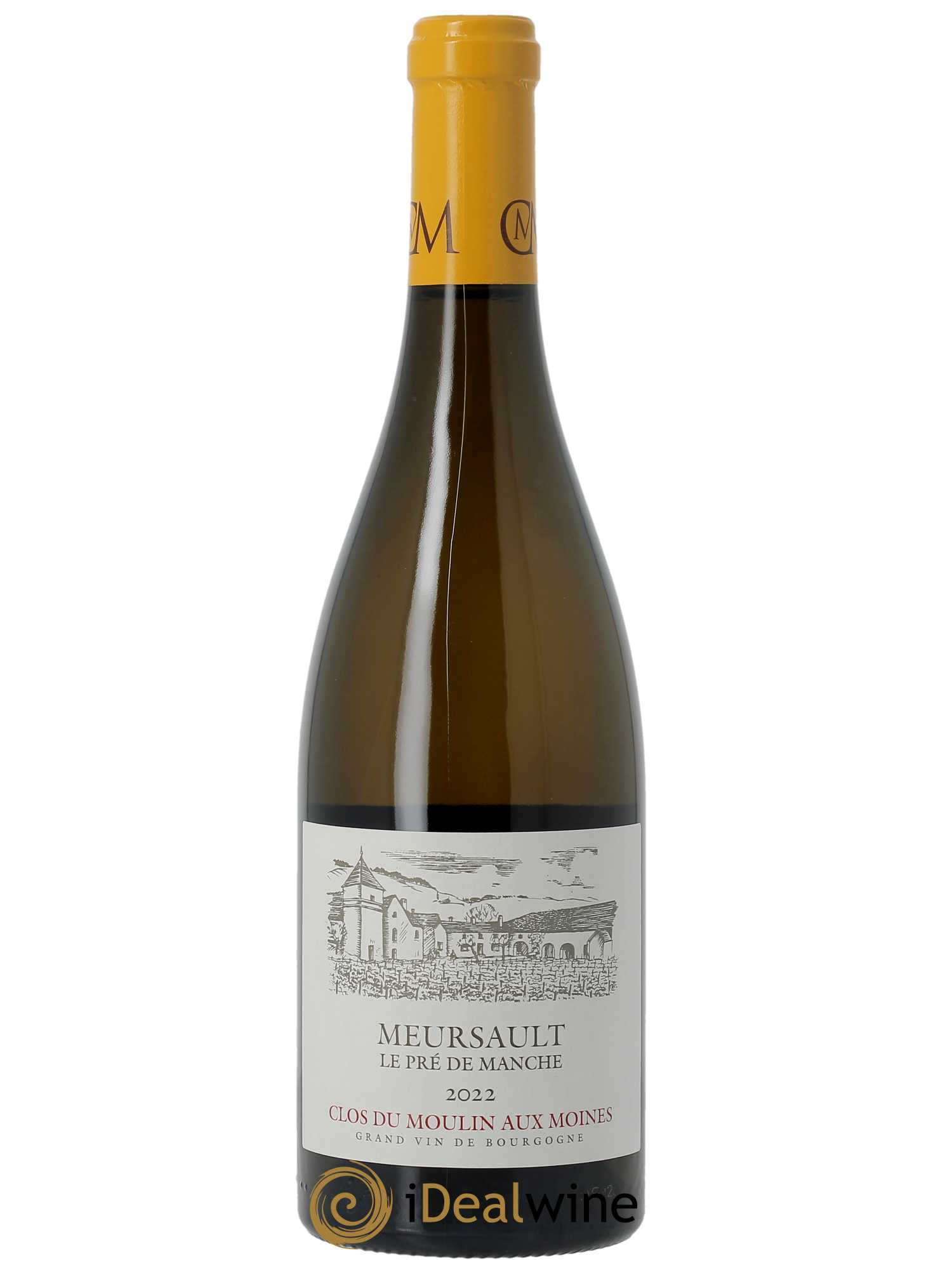 Meursault Pré de Manche Clos du Moulin aux Moines  2022 - Lot de 1 Bouteille