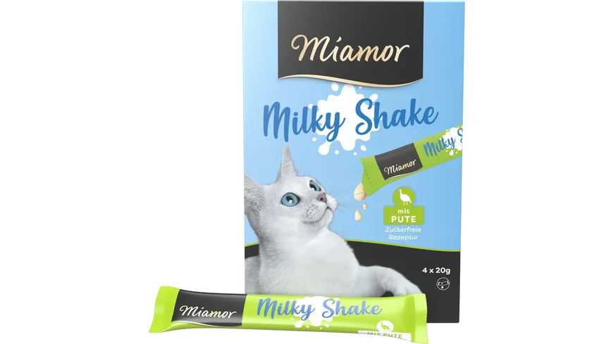 Miamor Katzensnack Milky Shake mit Pute 20 g