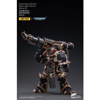 Warhammer 40k Actionfigur 1/18 Black Legion Havocs Marine 02 13 cm