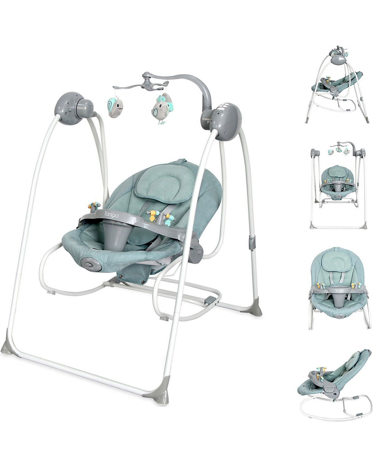 Babywippe Tango 2 in 1, Fernbedienung, MP3, Timer, Mobile Babywippen