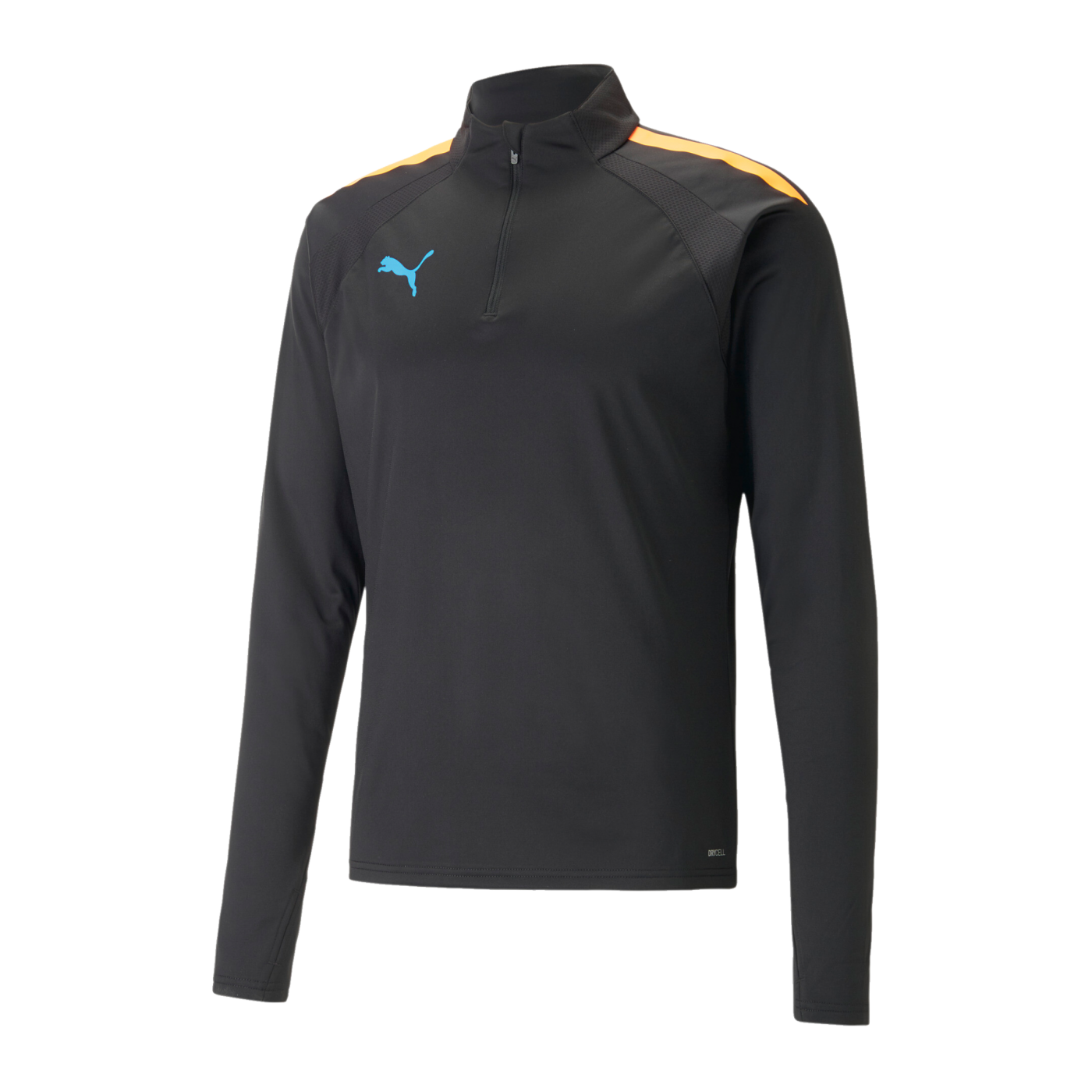 PUMA teamLIGA HalfZip Sweatshirt Schwarz F50