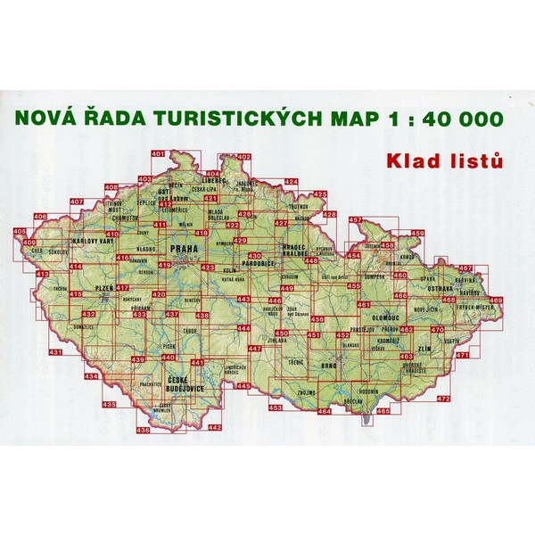 Wanderkarte Tschechien Luzicke hory 1 : 40 000 - Wanderkarte