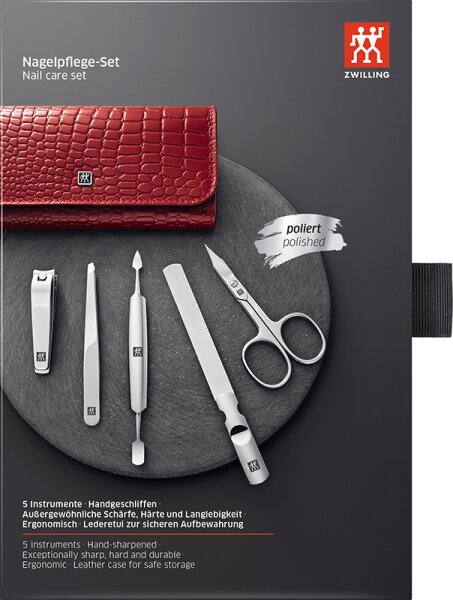ZWILLING Beauty Classic Nagelpflege-Set - red Maniküre-Set