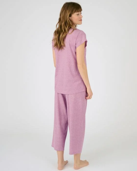 Pyjacourt détails tressés maille jersey recyclée* Climatyl