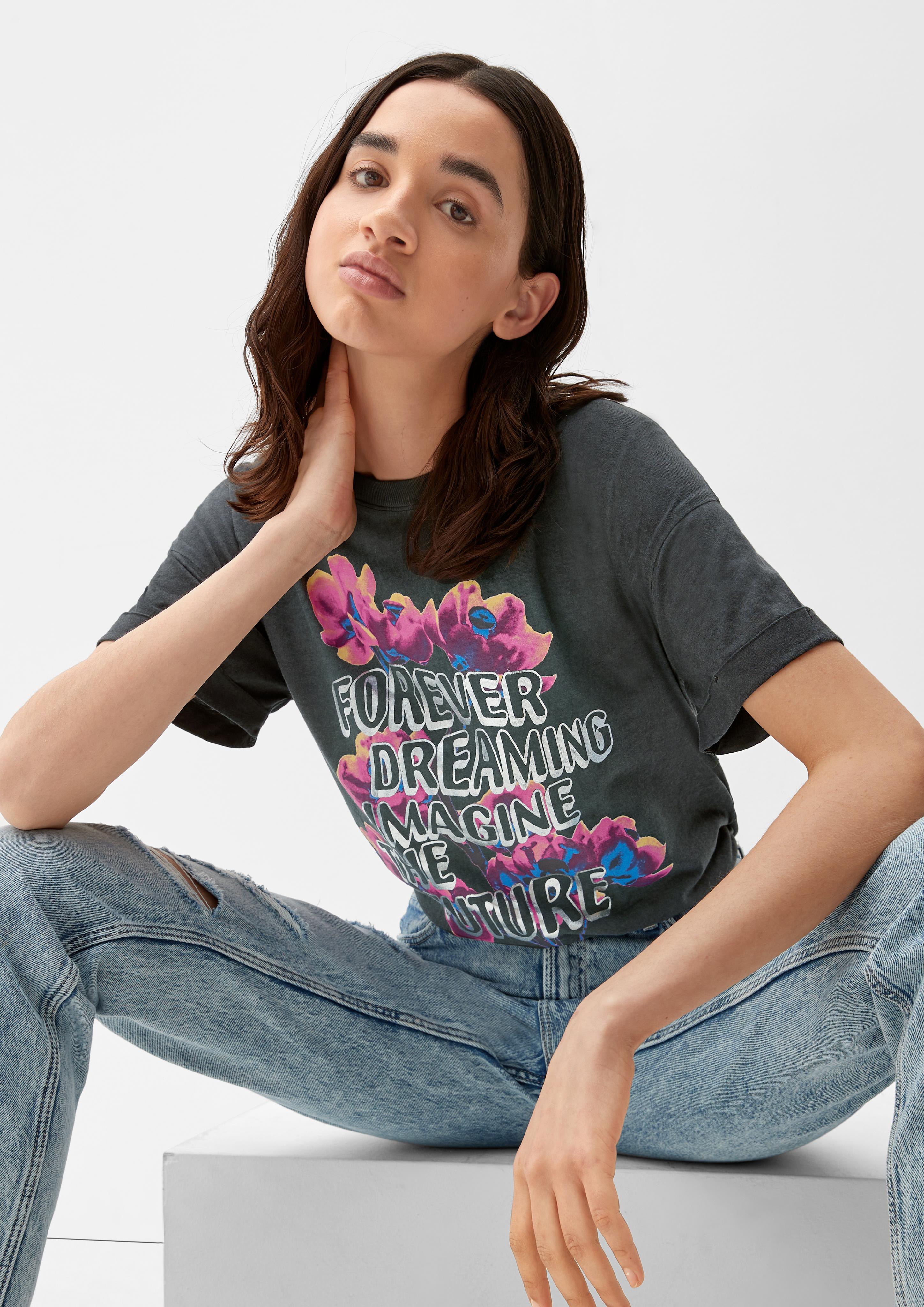 T-Shirt mit Frontprint  2127938-99D0