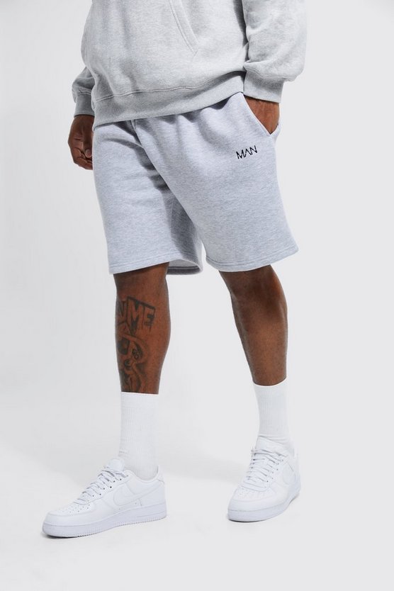 Plus lockere Man Jersey-Shorts