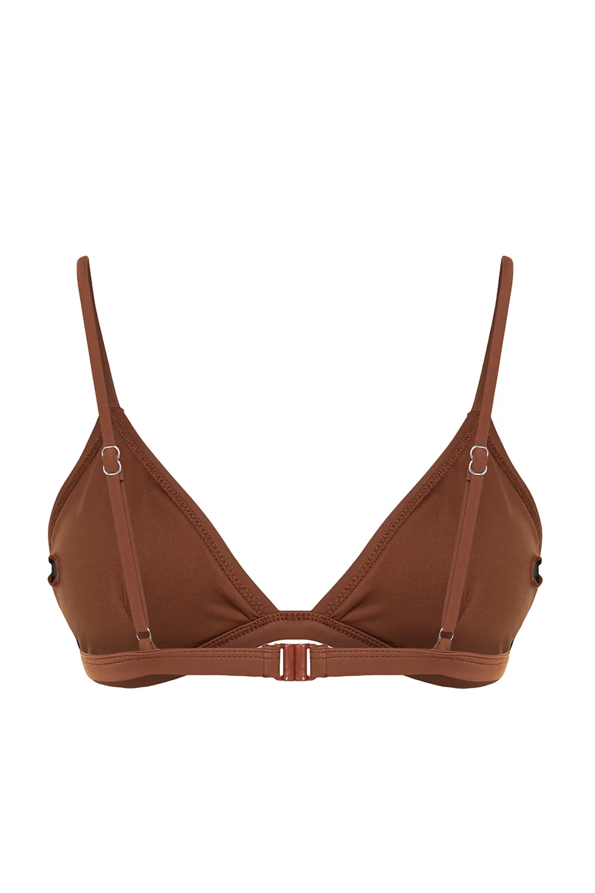 Trendyol Collection  Braunes Triangel-Bikinioberteil TBESS20BU0268