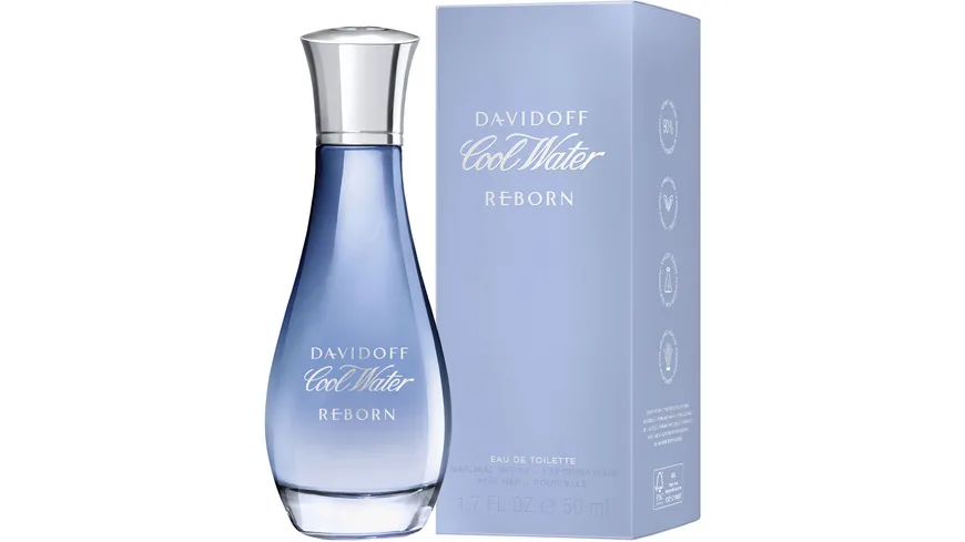DAVIDOFF Cool Water Eau de Toilette Natural Spray For Her Reborn