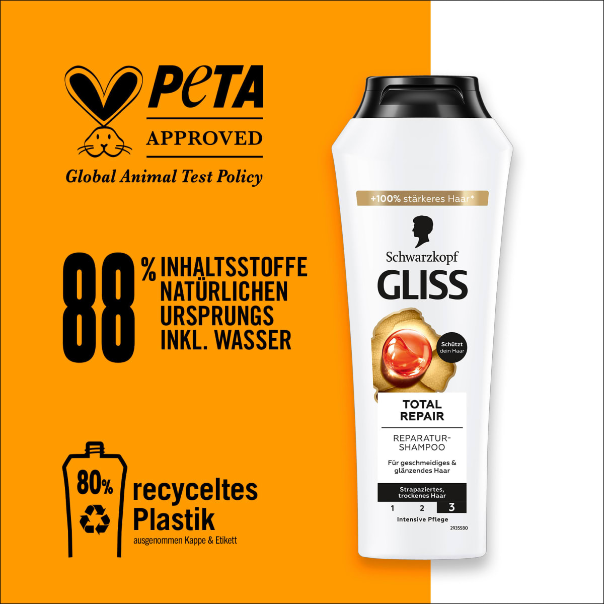 Shampoo Total Repair, 250 ml