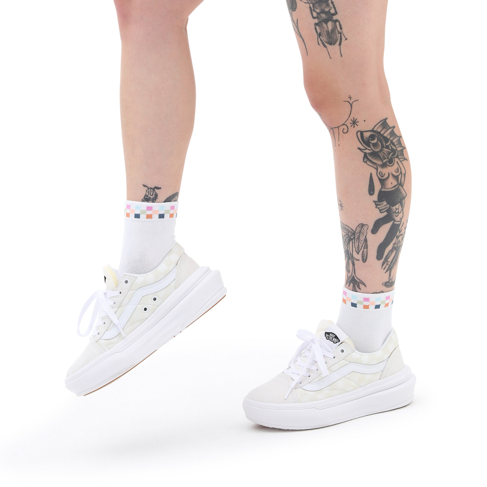 Vans Old Skool Overt CC Checkerboard VN0A7Q5ETDC / weiss