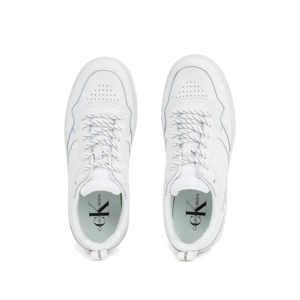 Calvin Klein Basket Cupsole YW0YW01050-YBR / weiss