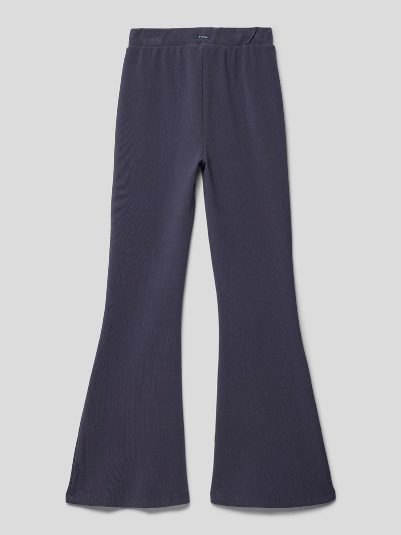 Flared Schlupfhose mit in blau